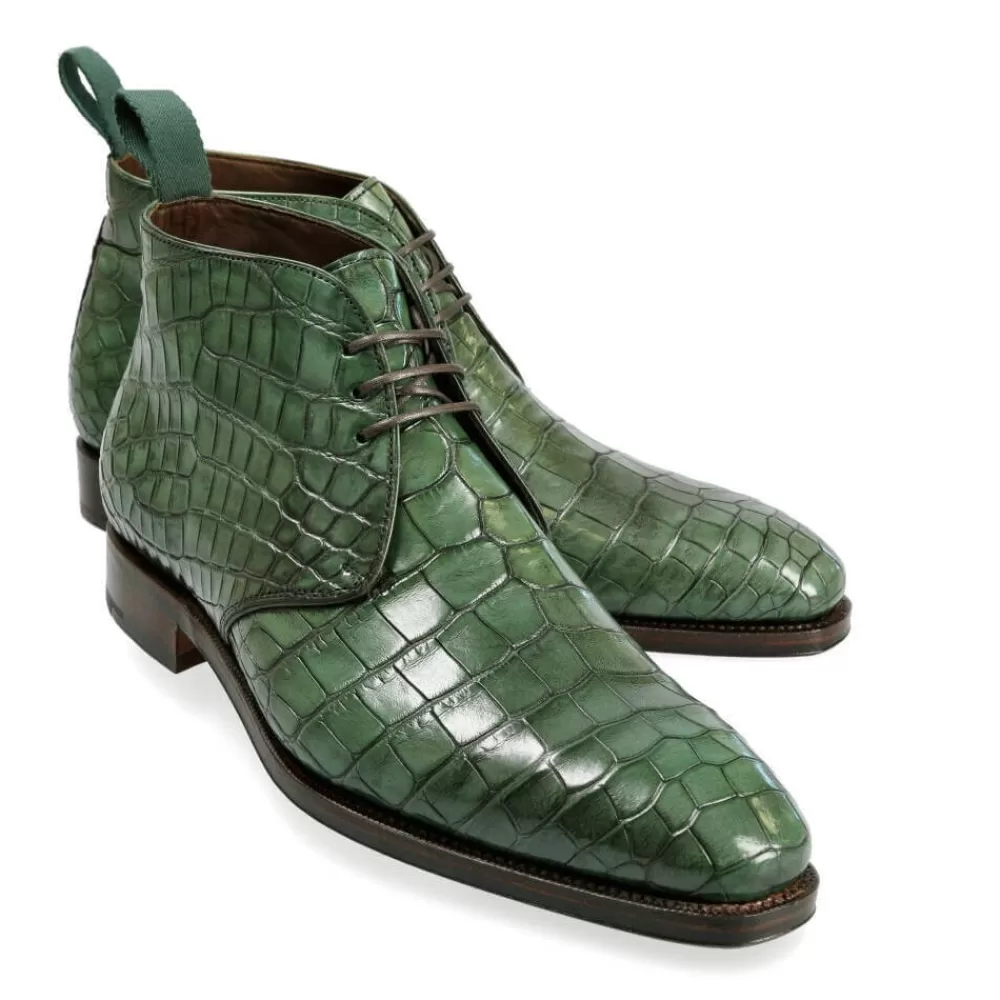 Best Sale Carmina ALLIGATOR BOTAS CHUKKA 10027 RAIN VERDE