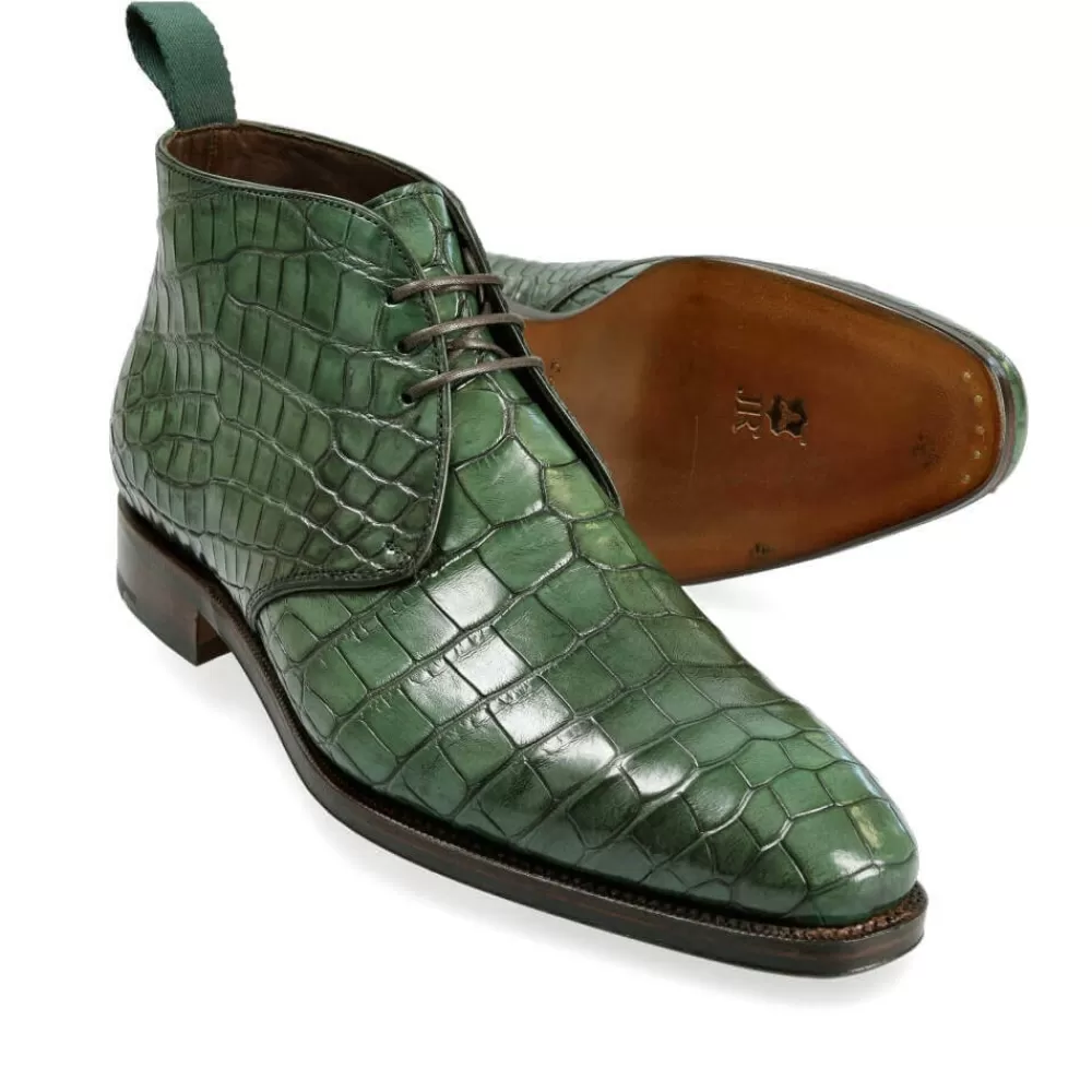 Best Sale Carmina ALLIGATOR BOTAS CHUKKA 10027 RAIN VERDE