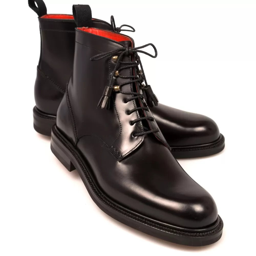 Outlet Carmina BOTAS BLUCHER 1628 OSCARIA NEGRO