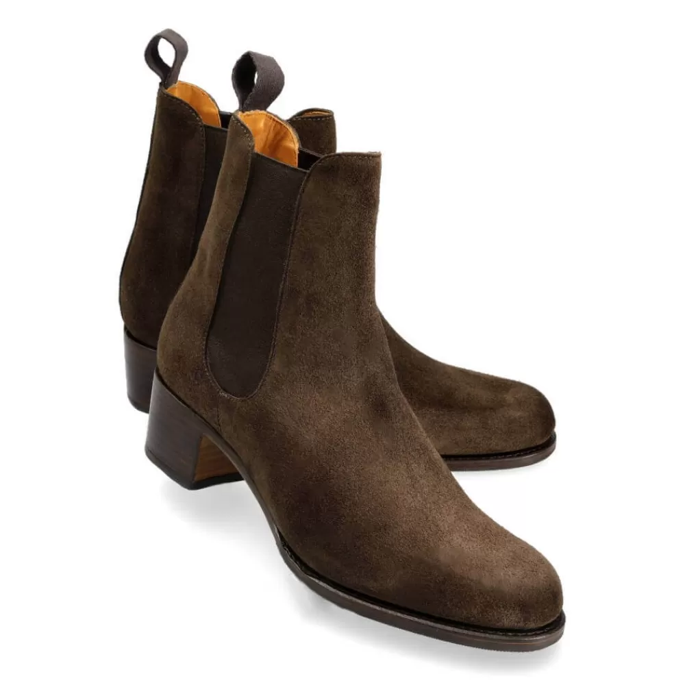 Shop Carmina BOTAS CHELSEA 1426 PERLA MARRON