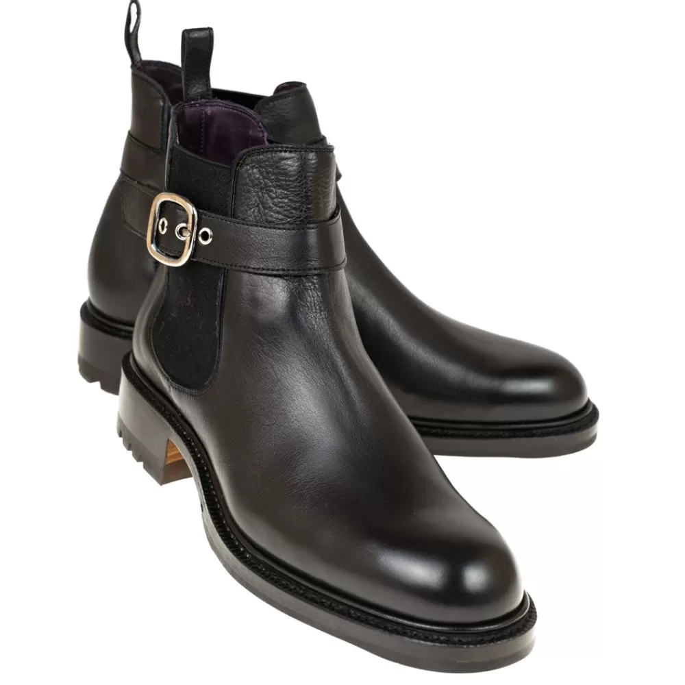 New Carmina BOTAS CHELSEA CON HEBILLA 1800 OSCARIA NEGRO