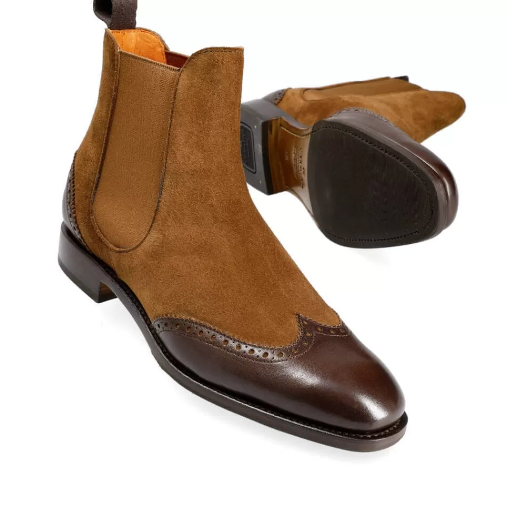 Online Carmina BOTAS CHELSEA DE MUJER 1209 HILLS-20 MARRON/SNUFF