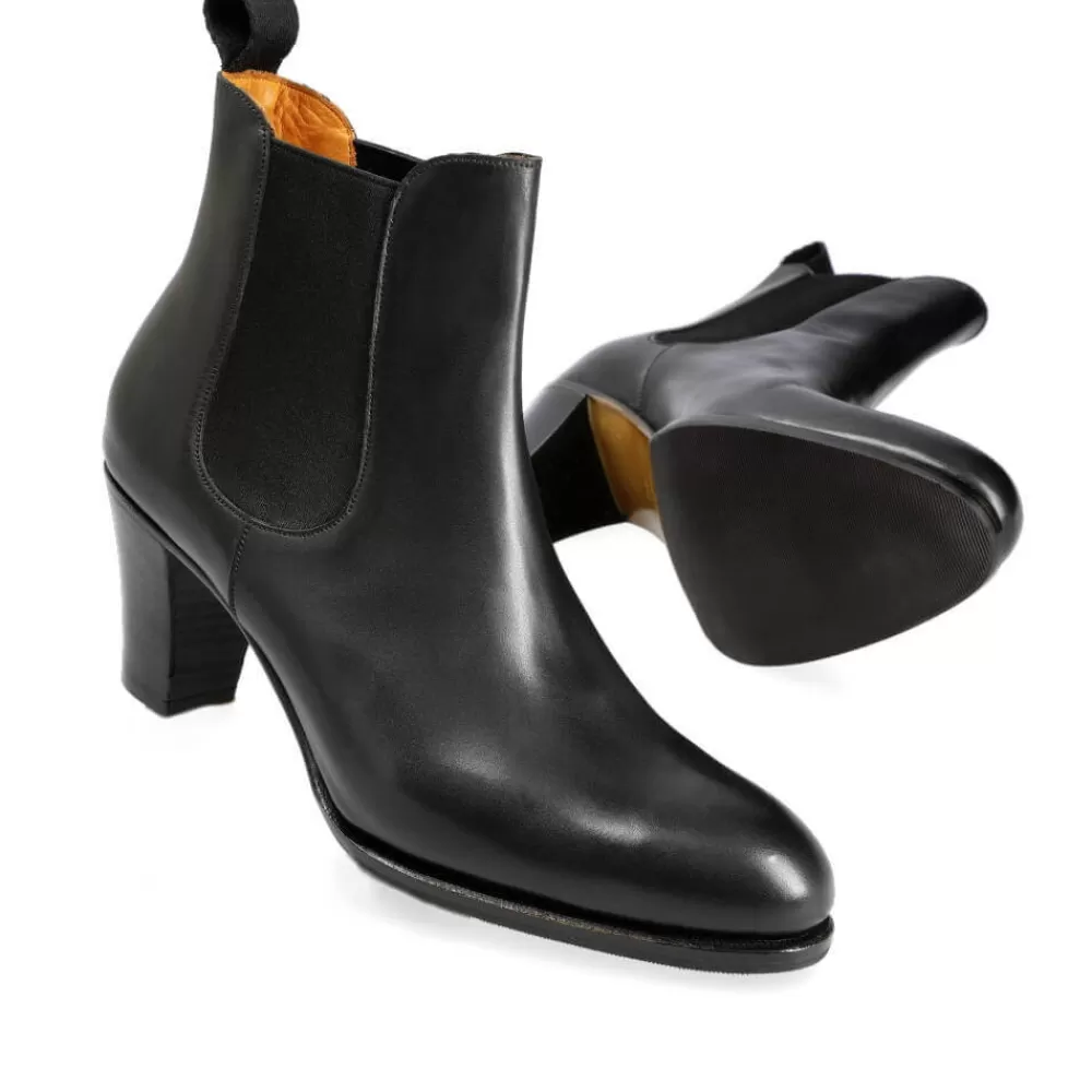 Store Carmina BOTAS CHELSEA MUJER DE TACÓN 1973 MADISON NEGRO