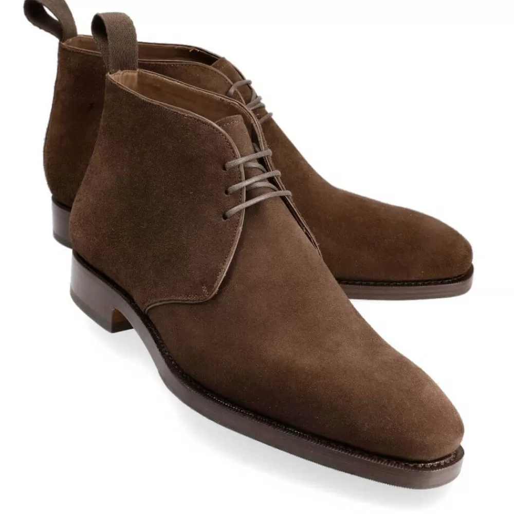 Shop Carmina BOTAS CHUKKA 10027 RAIN MARRON