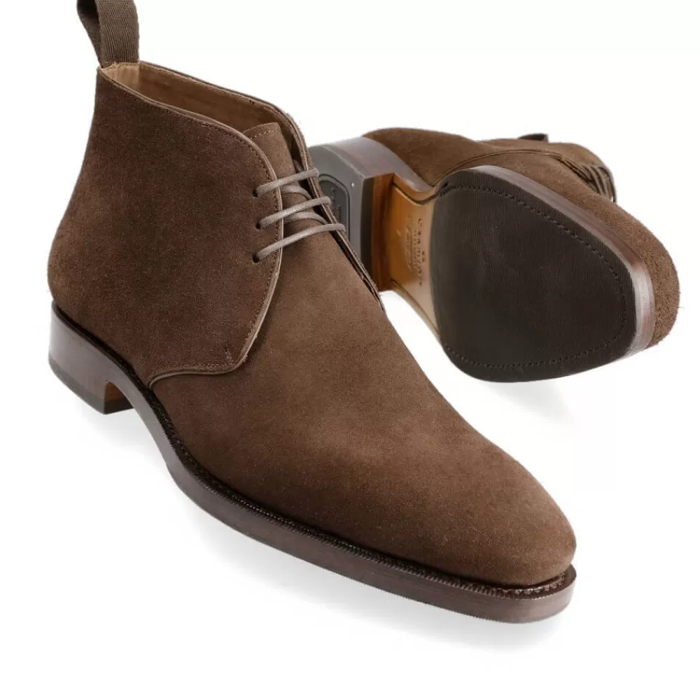 Shop Carmina BOTAS CHUKKA 10027 RAIN MARRON