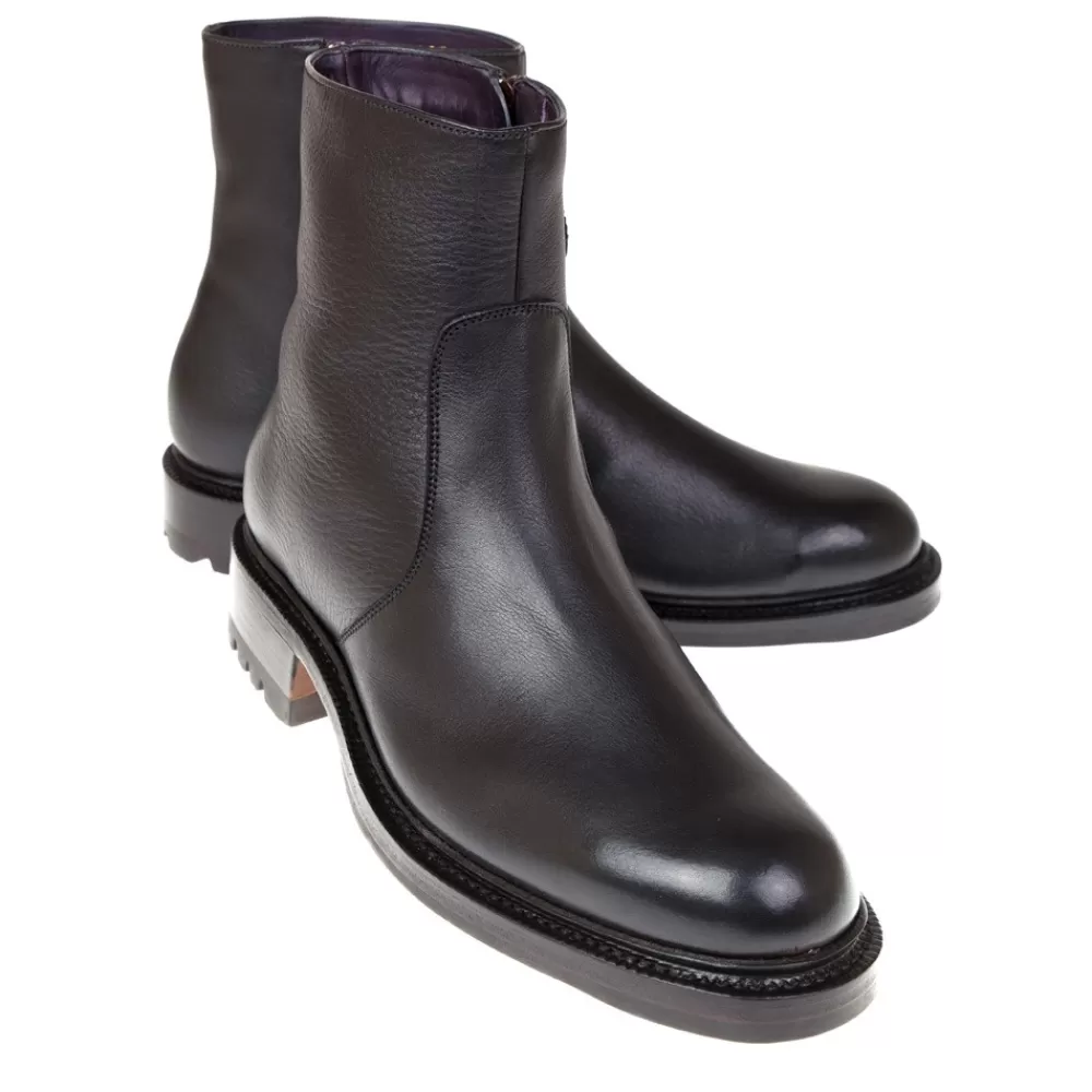 Hot Carmina BOTAS DE CREMALLERA DE MUJER 1853 OSCARIA NEGRO