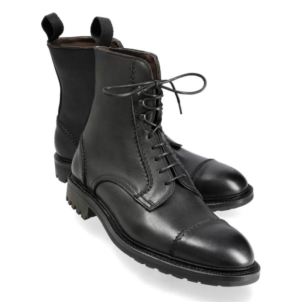 Hot Carmina BOTAS MILITARES EDICIÓN LIMITADA 80223 OSCAR NEGRO