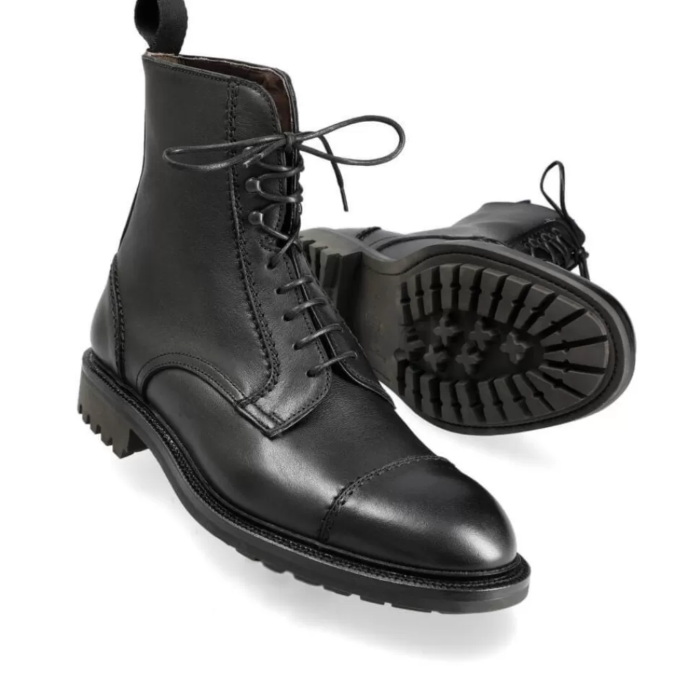 Hot Carmina BOTAS MILITARES EDICIÓN LIMITADA 80223 OSCAR NEGRO