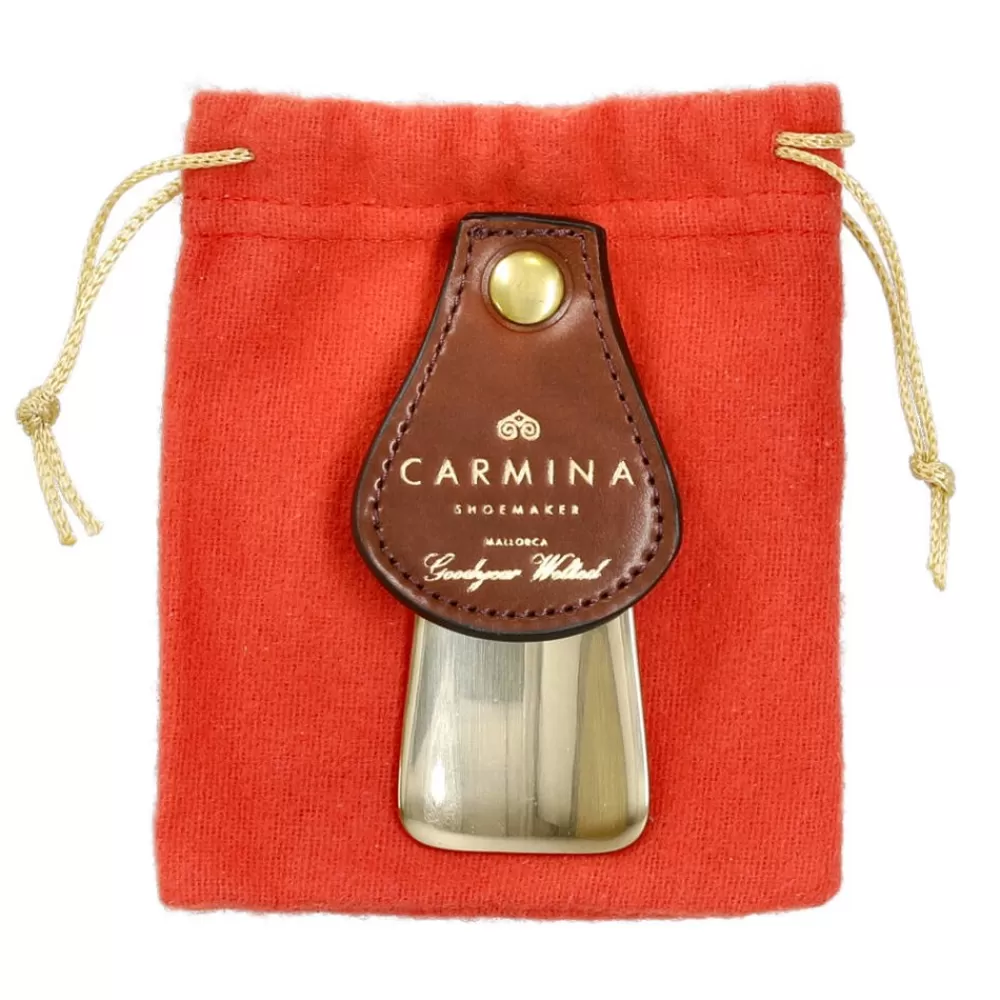Store Carmina CALZADOR DE VIAJE EN CORDOVAN RUBÍ RUBI
