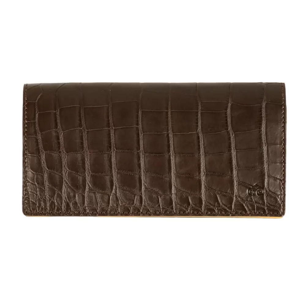 Cheap Carmina CARTERA GRANDE ALLIGATOR MARRON