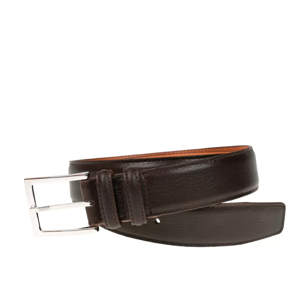 Outlet Carmina CINTURÓN PIEL HOMBRE RUSTICALF MARRÓN MARRON