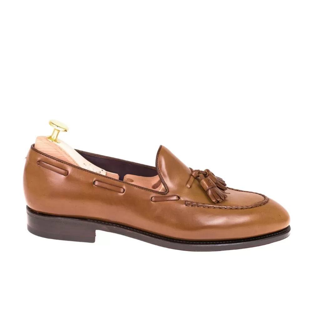 Flash Sale Carmina CORDOVAN MOCASINES DE HOMBRE BORLAS 80481 UETAM BOURBON