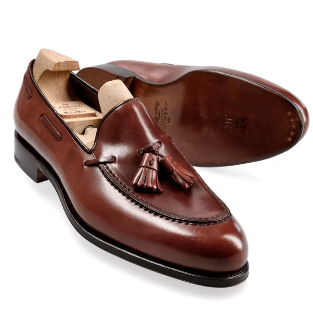 Clearance Carmina CORDOVAN MOCASINES HOMBRE CON BORLAS 734 FOREST RUBI