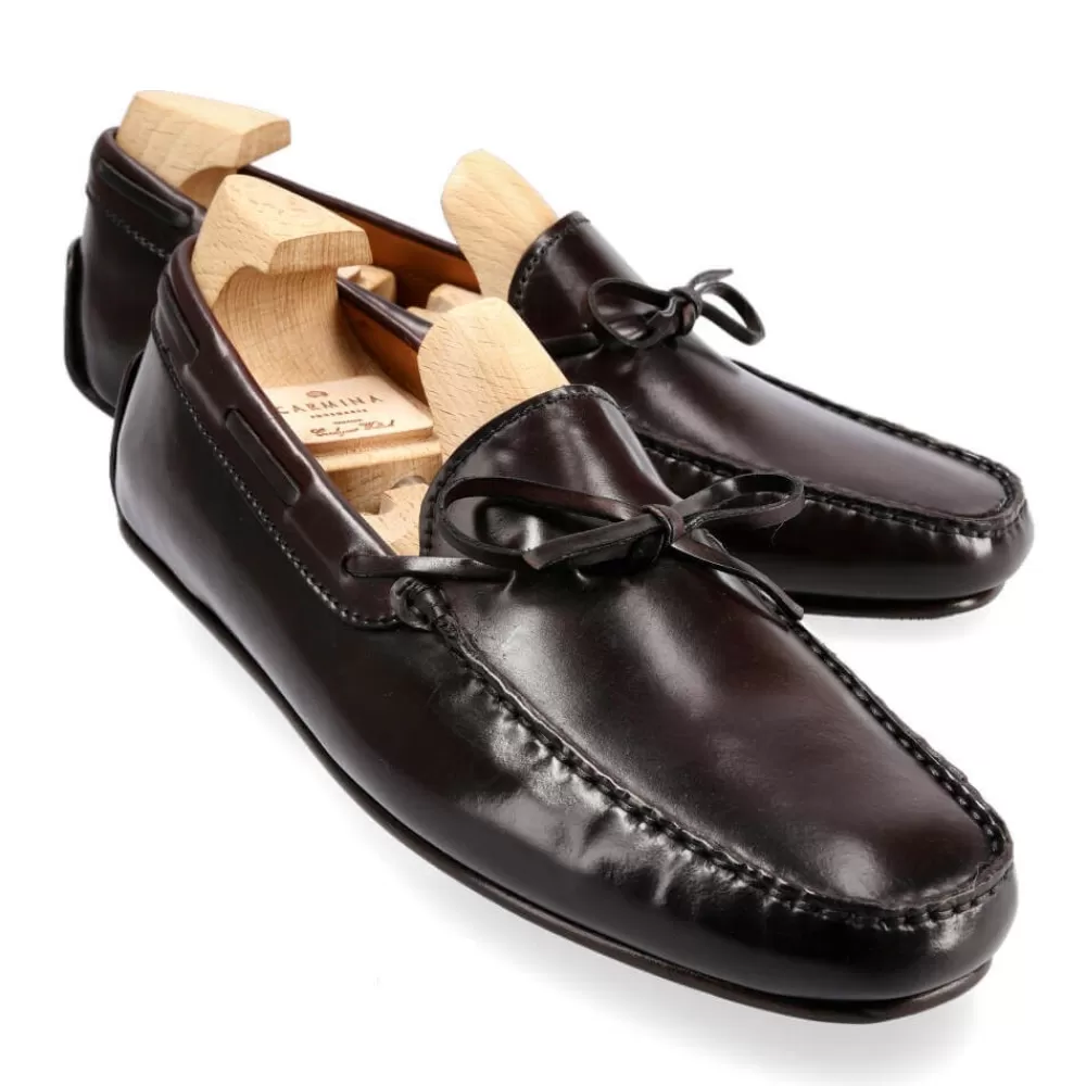 Sale Carmina CORDOVAN MOCASÍN DRIVER 80802 MARIVENT BURDEOS