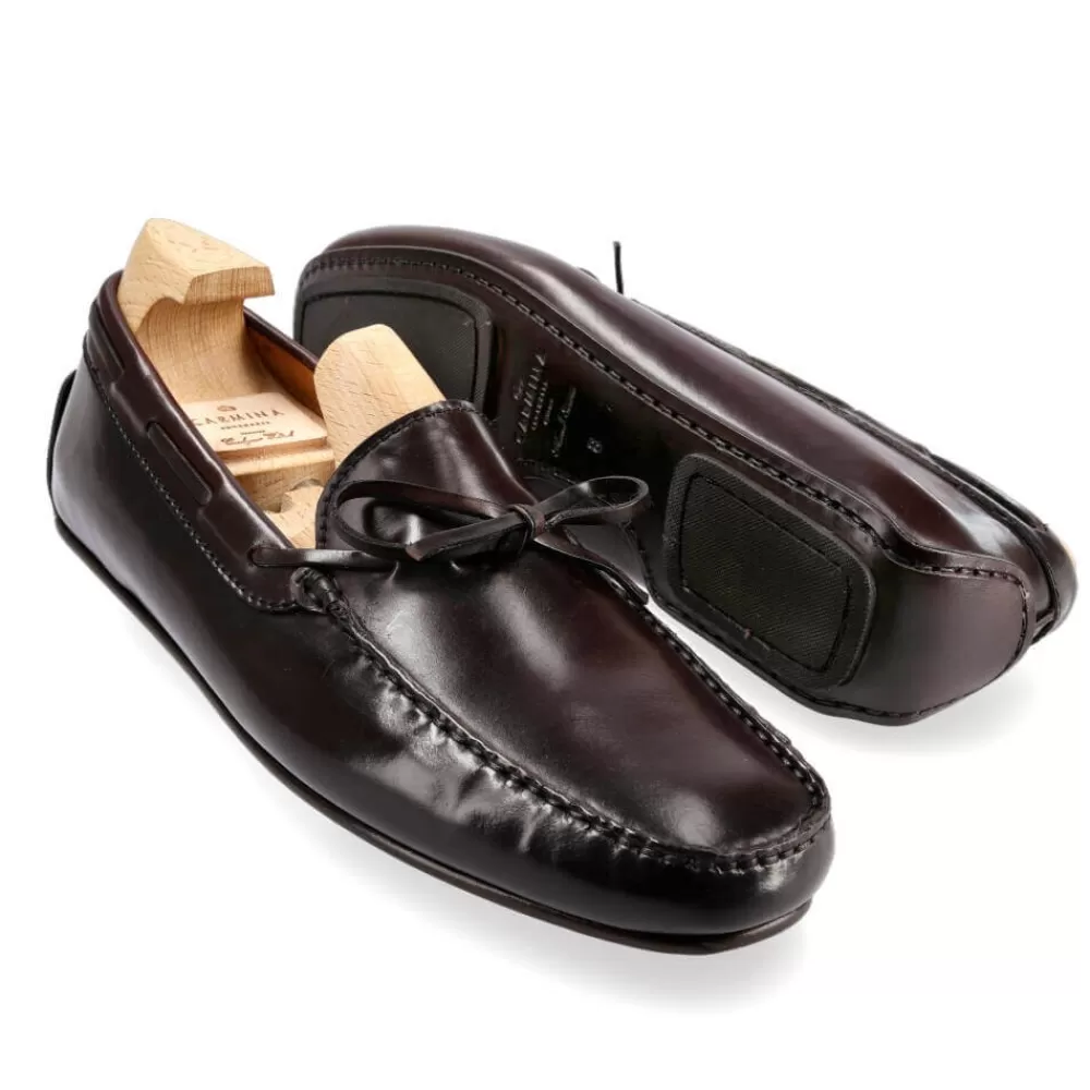 Sale Carmina CORDOVAN MOCASÍN DRIVER 80802 MARIVENT BURDEOS