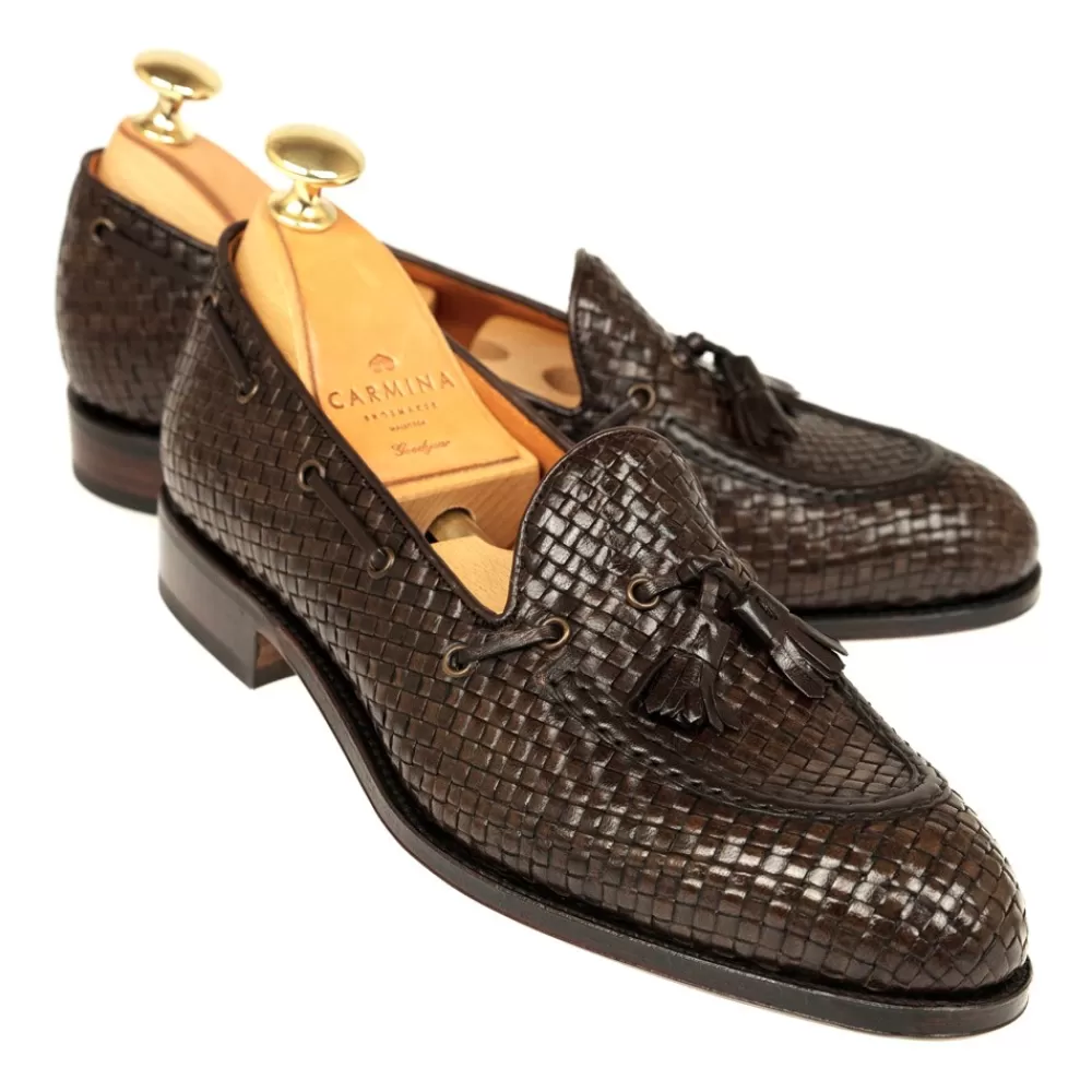 Clearance Carmina MOCASINES BORLAS MUJER 1590 DRAC MARRON