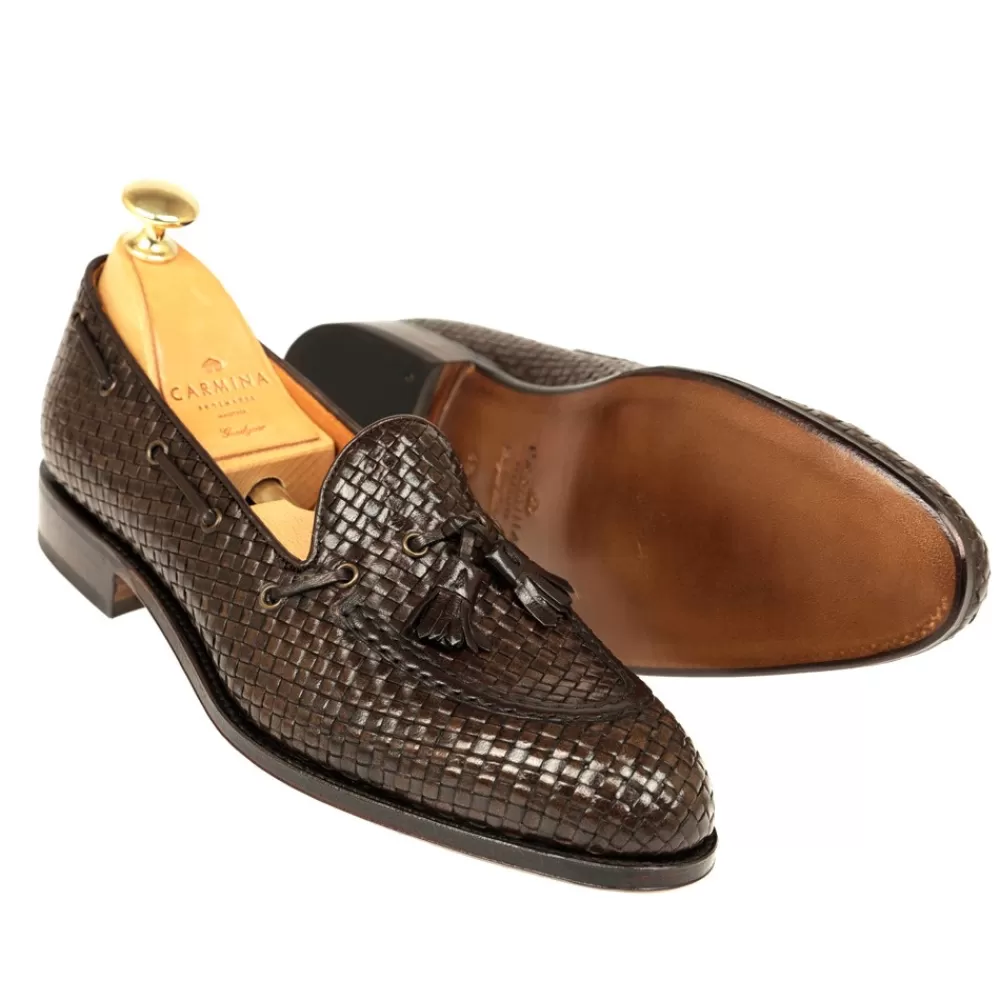 Clearance Carmina MOCASINES BORLAS MUJER 1590 DRAC MARRON