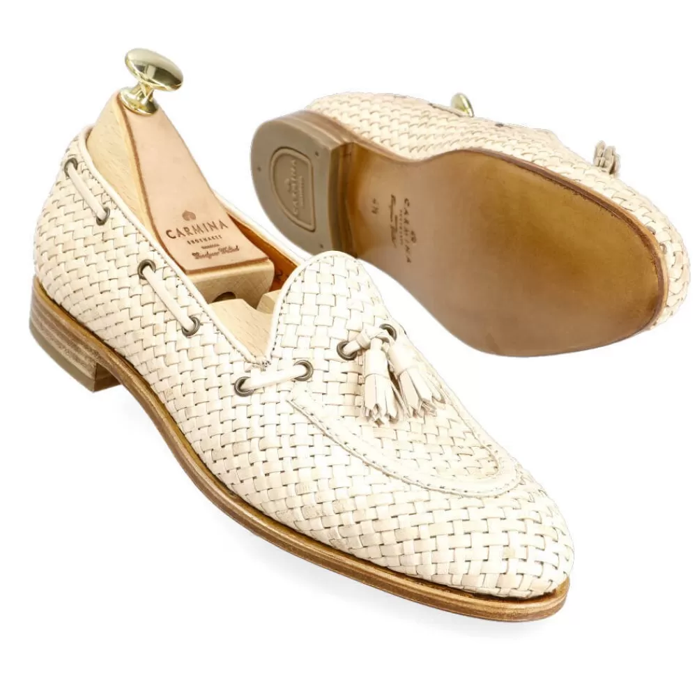 Outlet Carmina MOCASINES BORLAS MUJER 1590 DRAC NATURAL