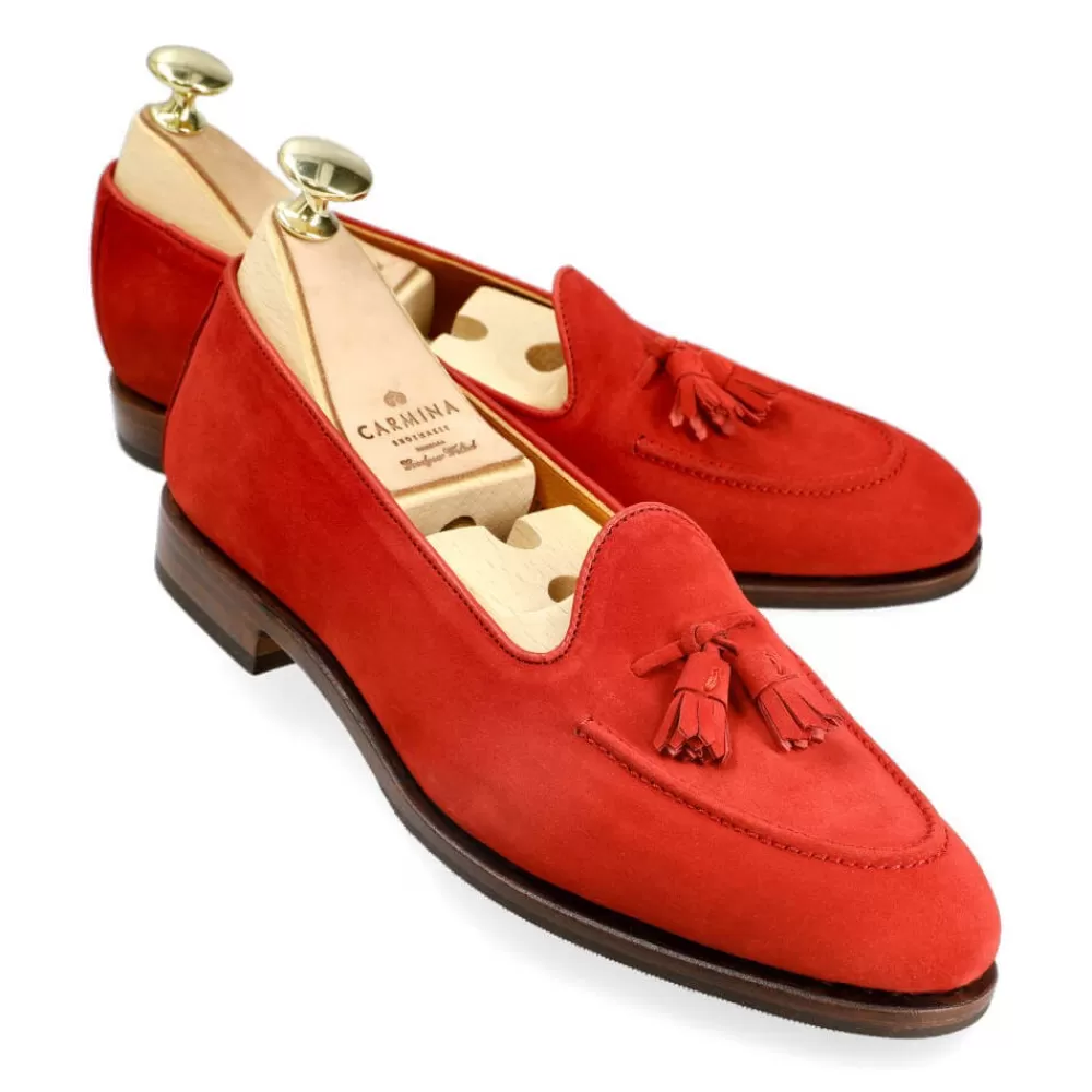 Hot Carmina MOCASINES DE BORLAS 1842 DRAC ROJO