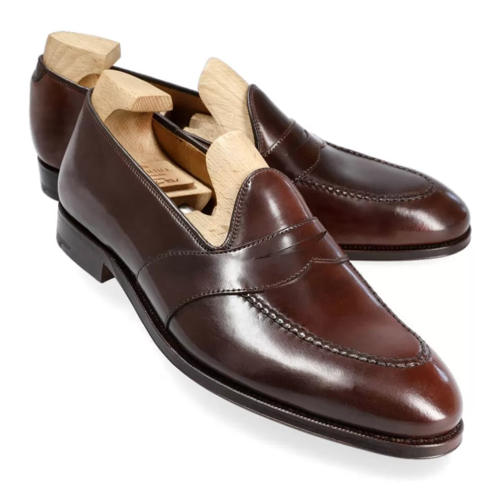Shop Carmina MOCASINES DE CORDOVAN SIN FORRO 80708 UETAM EE BURDEOS