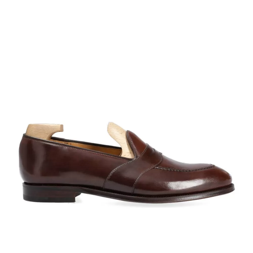 Shop Carmina MOCASINES DE CORDOVAN SIN FORRO 80708 UETAM EE BURDEOS
