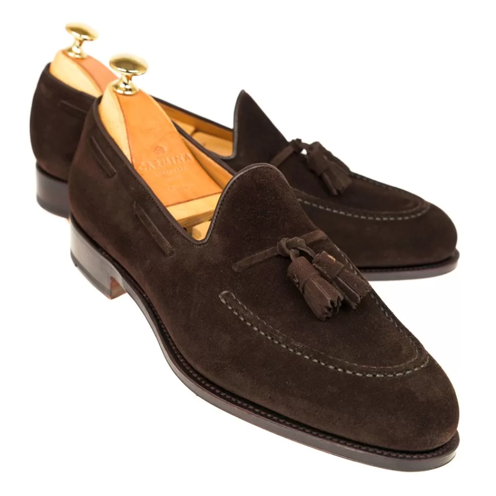 Sale Carmina MOCASINES DE HOMBRE BORLAS 80367 FOREST MARRON