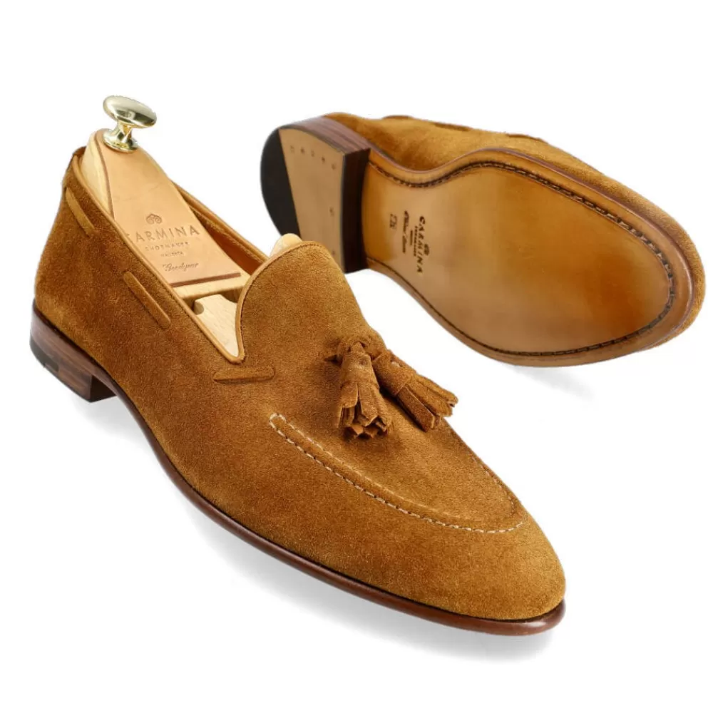 Best Carmina MOCASINES DE HOMBRE BORLAS SIN FORRO 80545 UETAM EE TOBACO