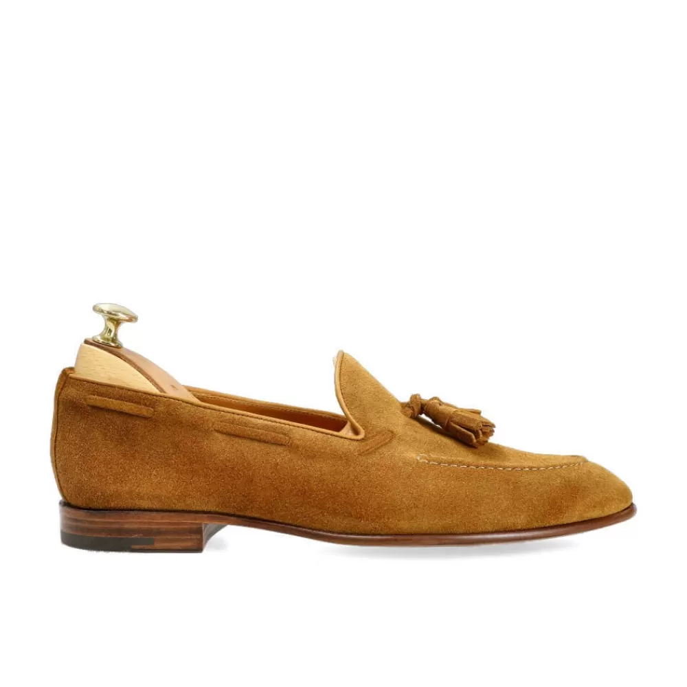 Best Carmina MOCASINES DE HOMBRE BORLAS SIN FORRO 80545 UETAM EE TOBACO
