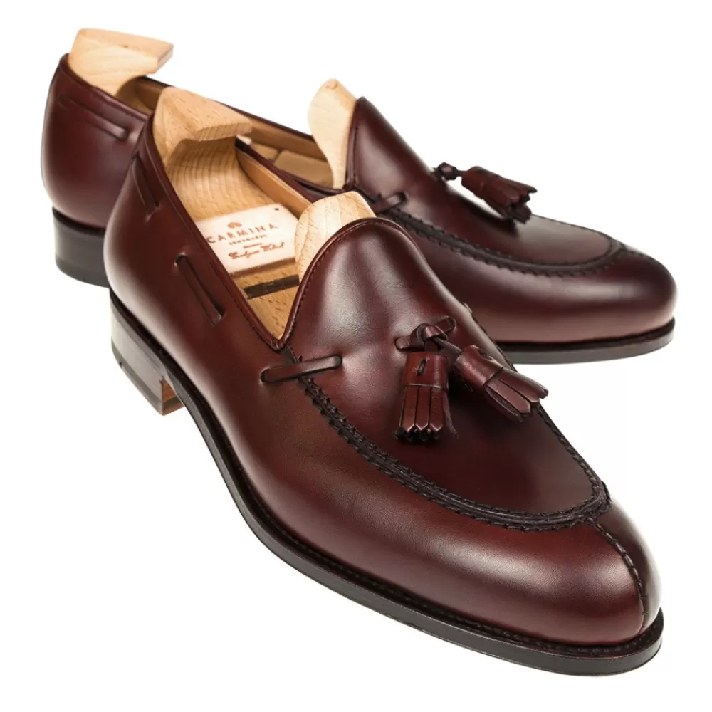 Outlet Carmina MOCASINES DE HOMBRE CON BORLAS 734 FOREST BURDEOS