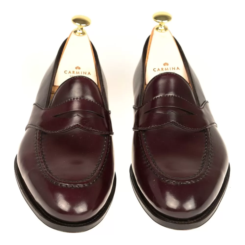 Cheap Carmina MOCASINES HOMBRE ANTIFAZ DE CORDOVAN 80372 UETAM EE BURDEOS