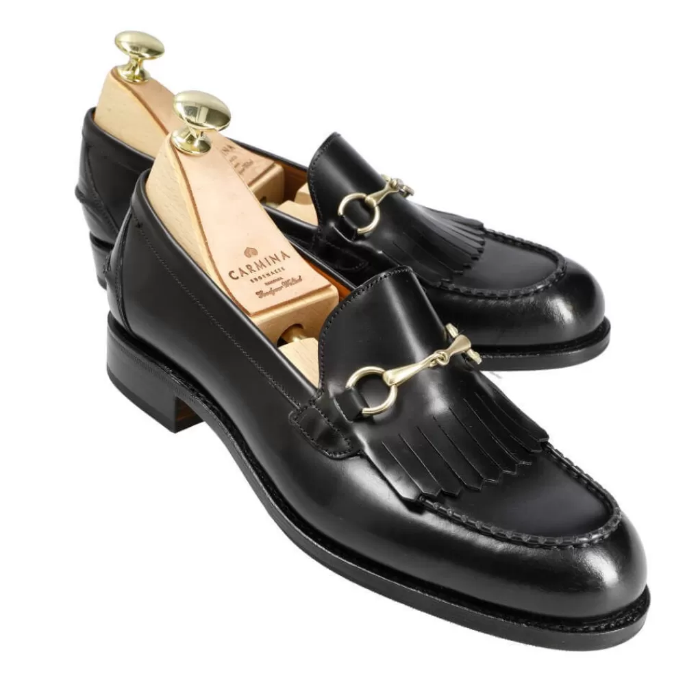 Fashion Carmina MOCASINES MUJER HORSEBIT 1652 NEGRO