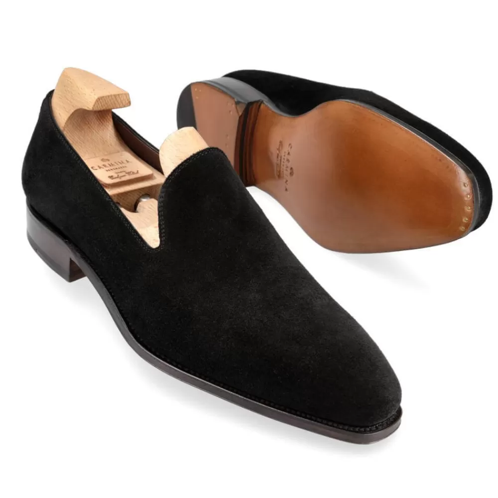 Clearance Carmina SLIPPERS 80248 SIMPSON NEGRO