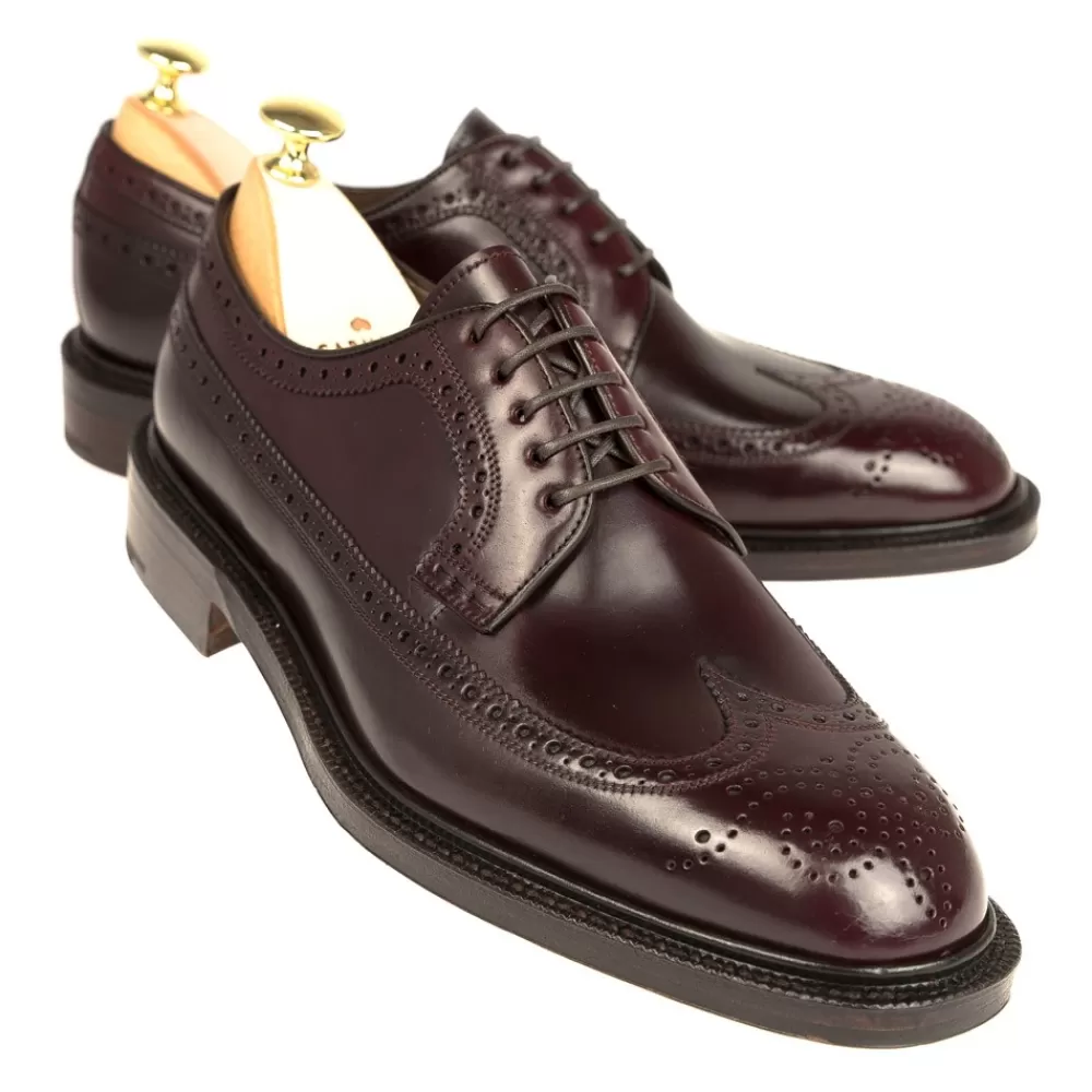 Clearance Carmina ZAPATOS BLUCHER CORDOVAN 532 DETROIT BURDEOS