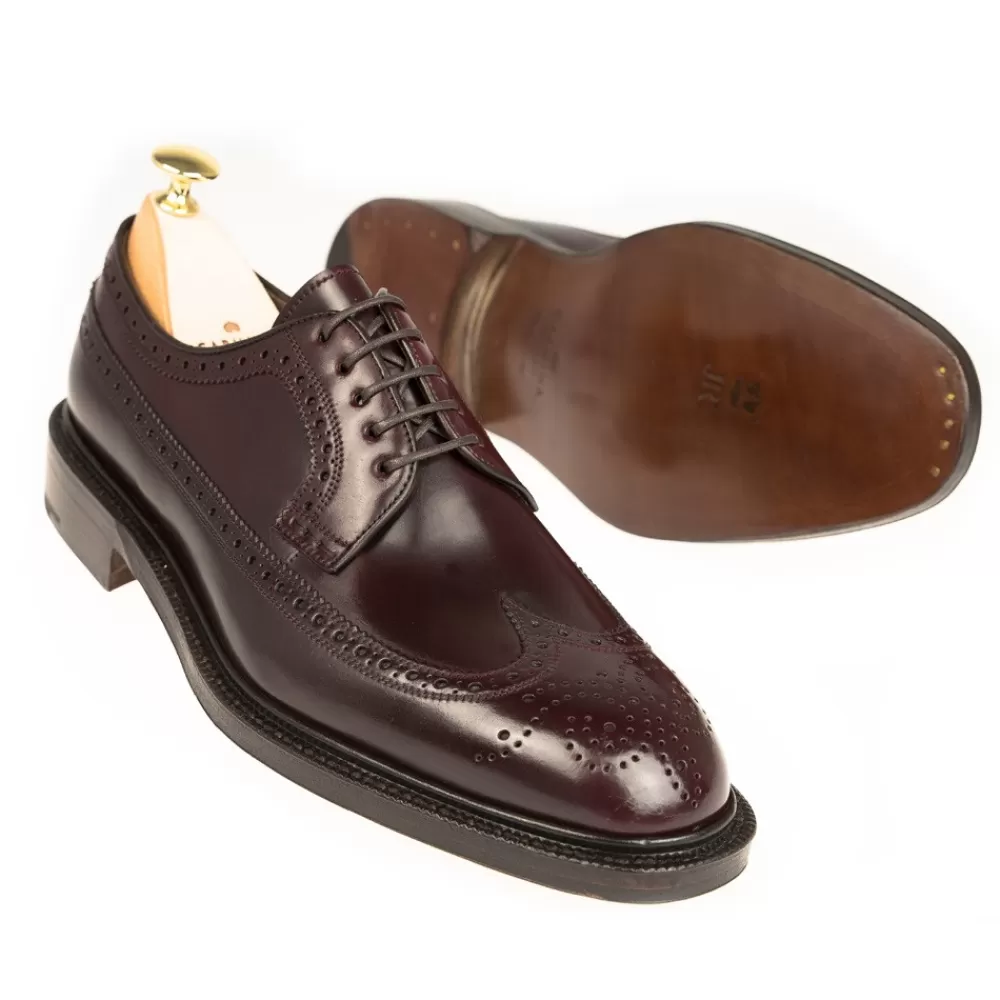 Clearance Carmina ZAPATOS BLUCHER CORDOVAN 532 DETROIT BURDEOS