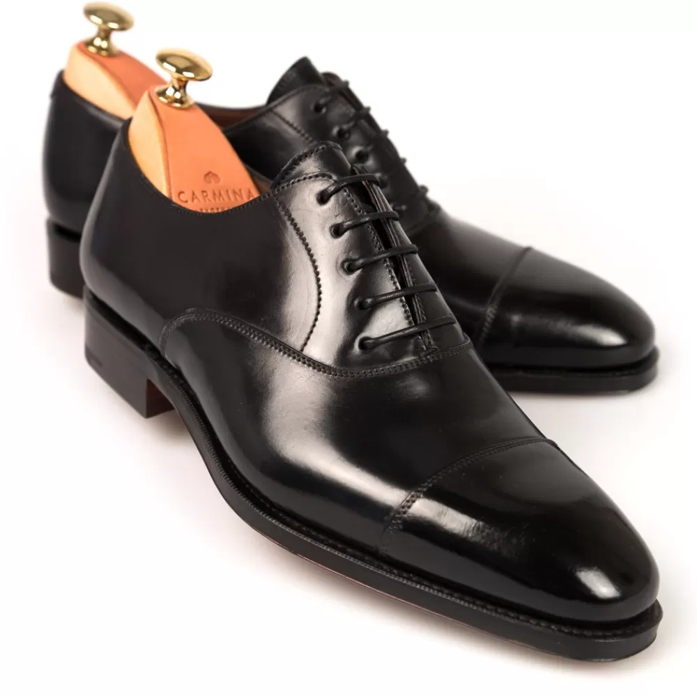 Flash Sale Carmina ZAPATOS OXFORD DE CORDOVAN 80386 RAIN NEGRO