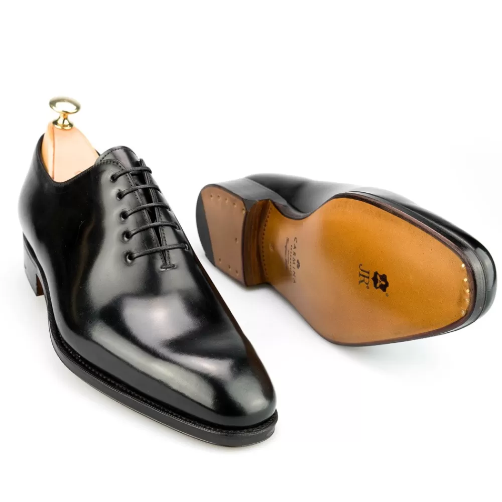 New Carmina ZAPATOS OXFORD DE CORDOVAN ENTERIZOS 910 RAIN NEGRO