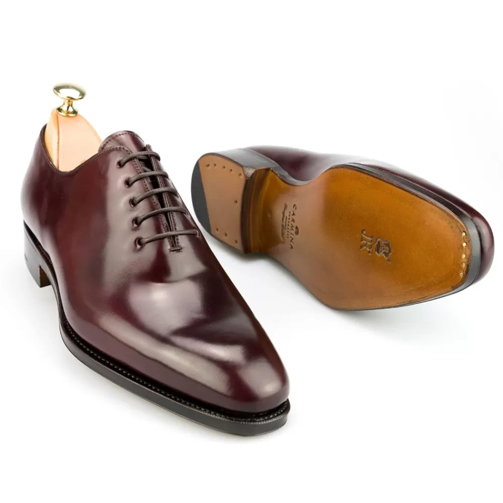 Discount Carmina ZAPATOS OXFORD DE CORDOVAN ENTERIZOS 910 RAIN BURDEOS
