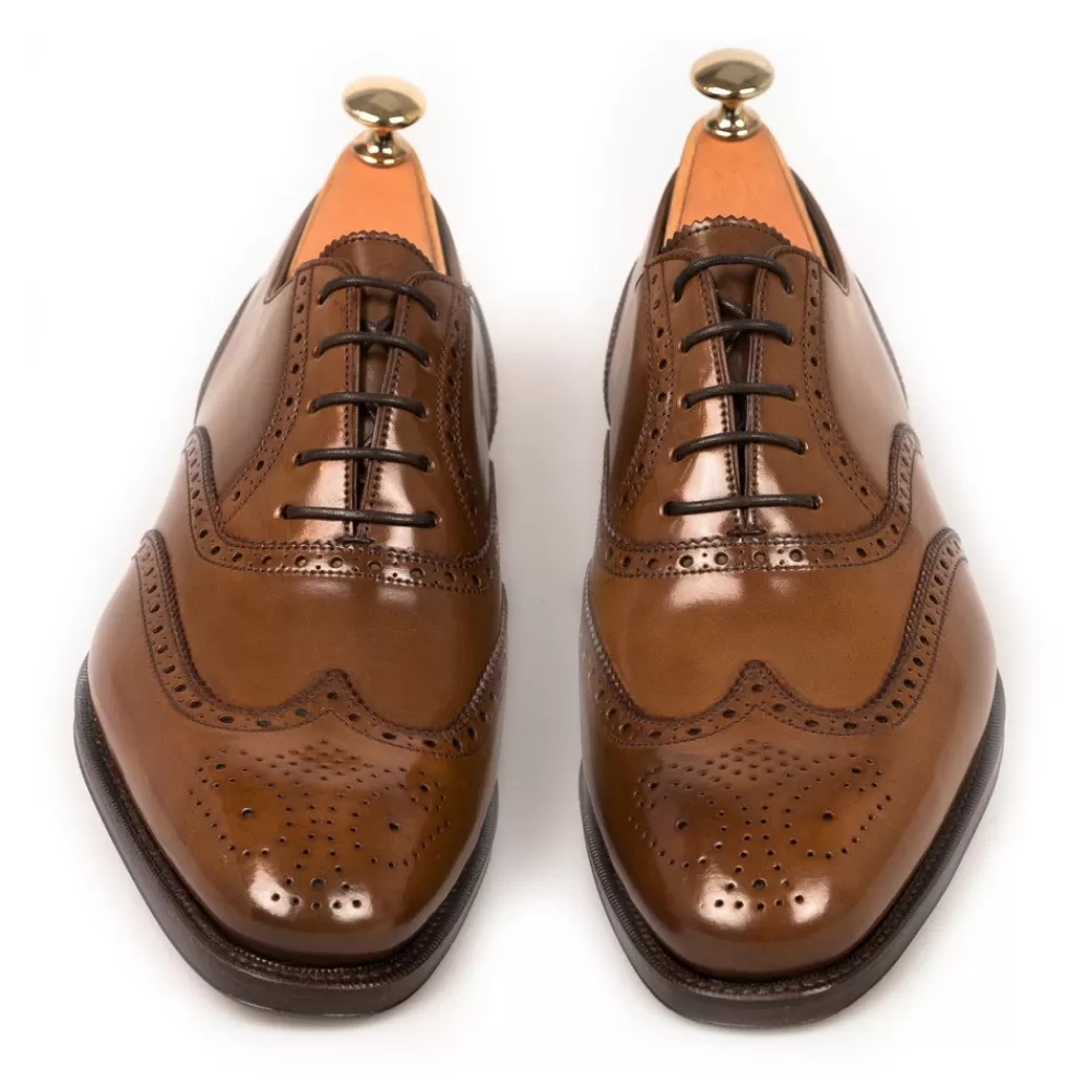 Fashion Carmina ZAPATOS OXFORD DE CORDOVAN S 922 RAIN BOURBON