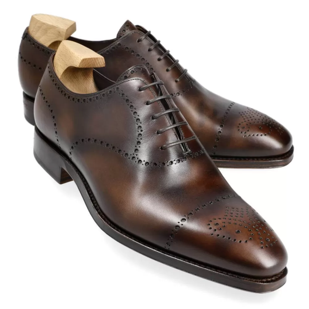 Sale Carmina ZAPATOS OXFORD ENTERIZOS 80807 RAIN MARRON