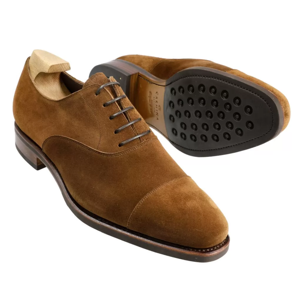 Store Carmina ZAPATOS OXFORD PUNTERA RECTA 80386 RAIN SNUFF