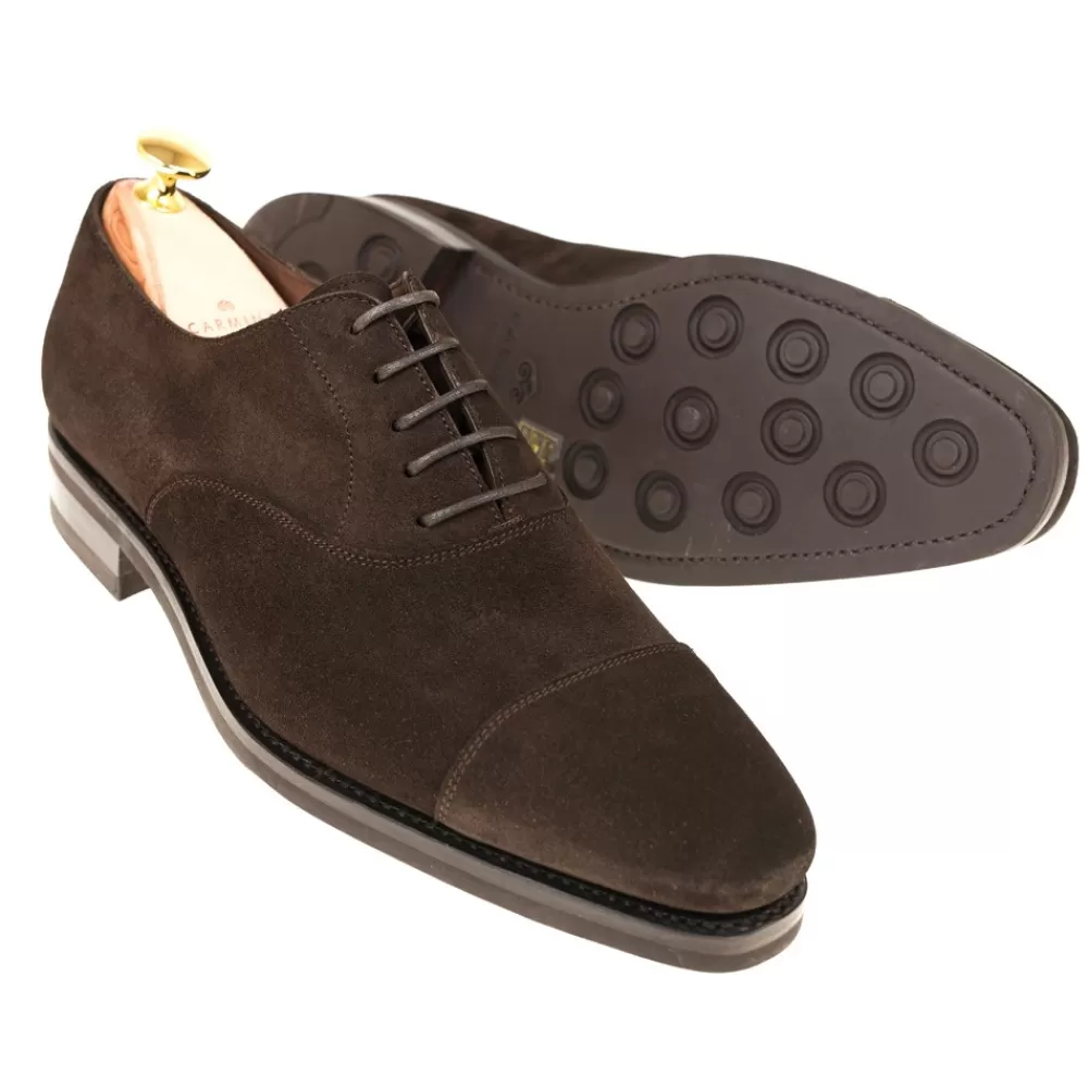 New Carmina ZAPATOS OXFORD PUNTERA RECTA 80386 RAIN MARRON